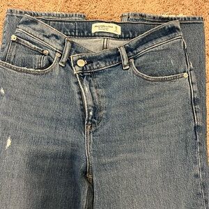 Abercrombie ultra high rise 90s straight jeans